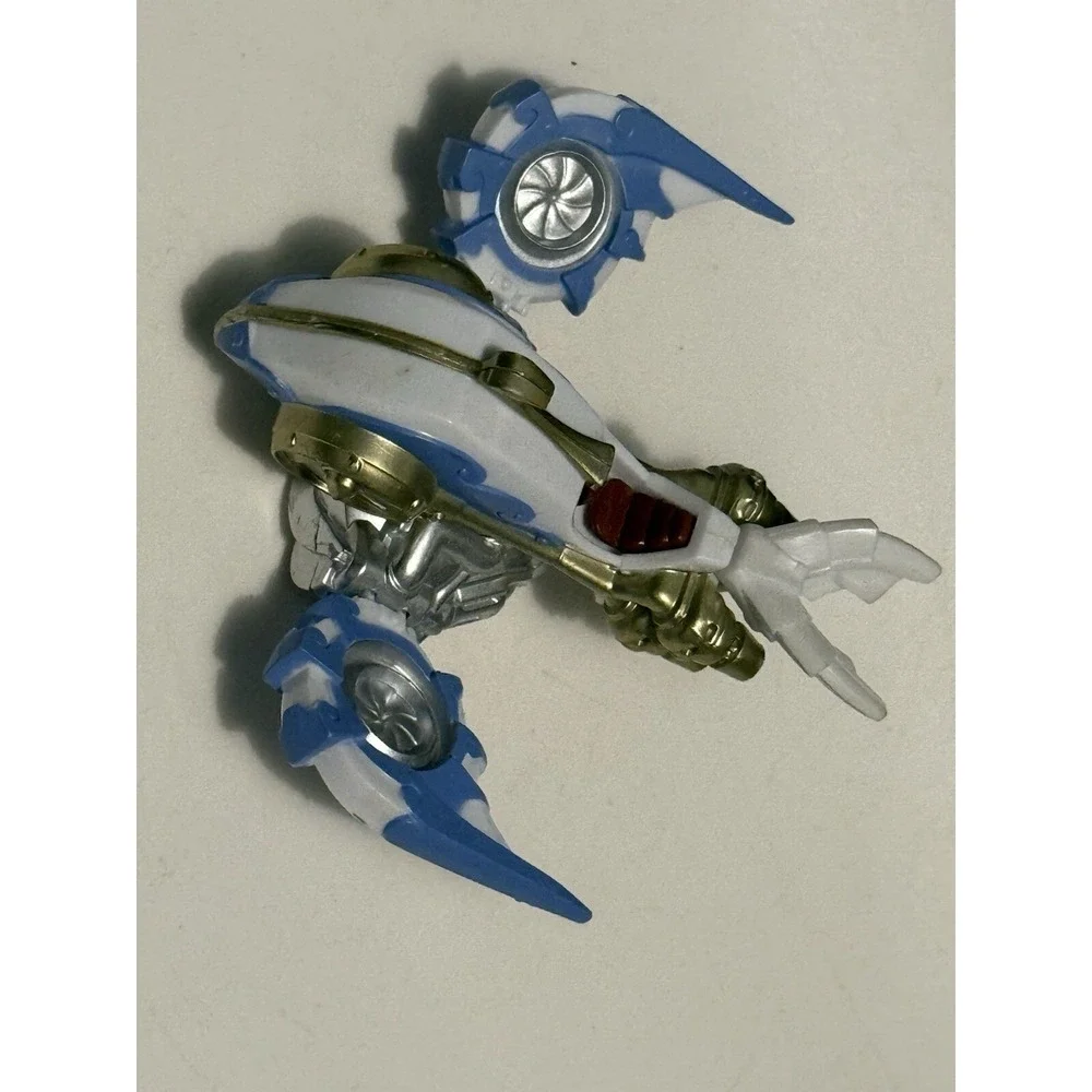 Blue White Skylanders SUPERCHARGERS Vehicle: JET STREAM (sky‎ vehicle) Figure